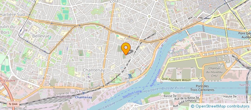 localisation de l'entreprise ASSOCIATION TEMPS PLUS VIEUX à NANTES