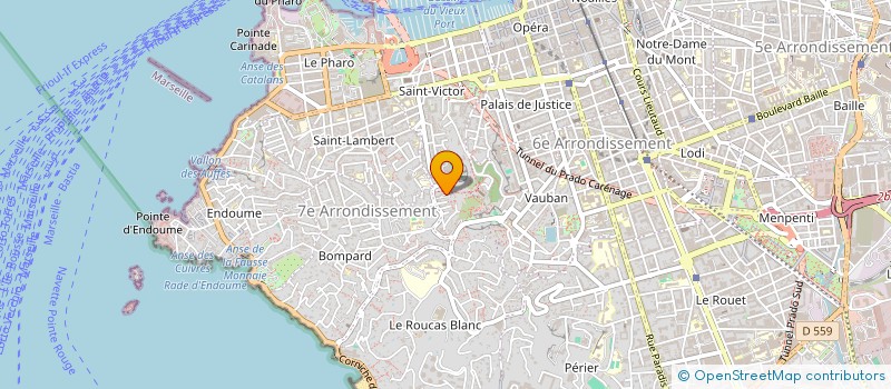 localisation de l'entreprise ASSOCIATION TENDANSES SUD à MARSEILLE