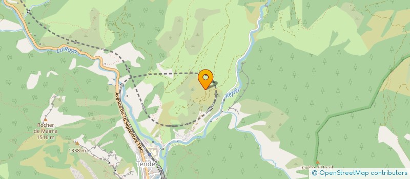 localisation de l'entreprise ASSOCIATION TENDASQUE DES MERVEILLES  TENDE