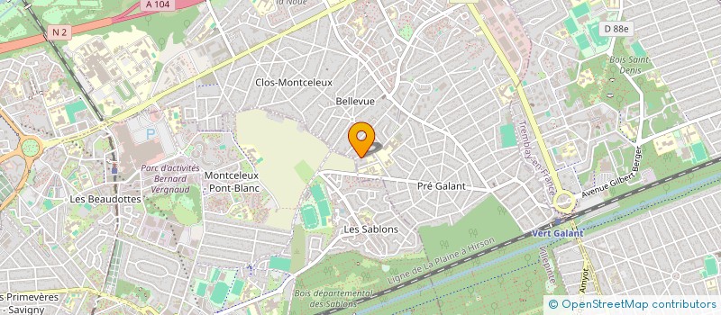 localisation de l'entreprise ASSOCIATION TENDRE LA MAIN POUR UN SOURIRE à VILLEPINTE
