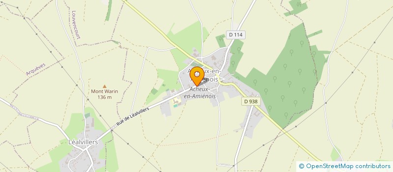 localisation de l'entreprise ASSOCIATION TENNIS ACHEUX ET SON CANTON à ACHEUX-EN-AMIENOIS