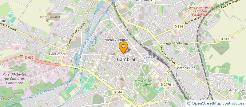 localisation de l'entreprise ASSOCIATION TENNIS DE TABLE à FONTAINE-NOTRE-DAME
