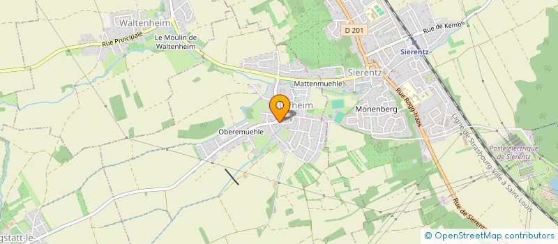 localisation de l'entreprise ASSOCIATION TENNIS DE TABLE D'UFFHEIM  UFFHEIM