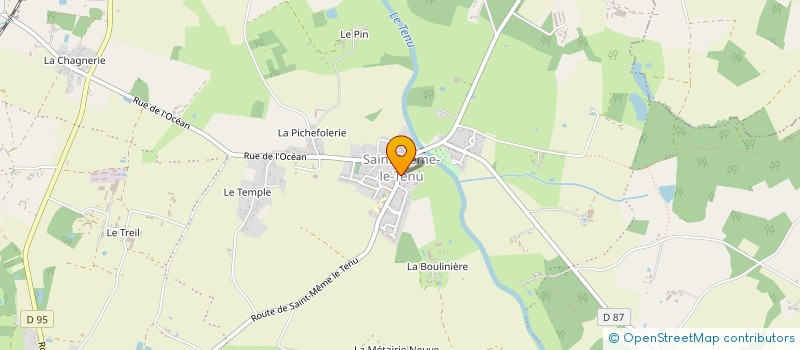 localisation de l'entreprise ASSOCIATION TENU D ETE  MACHECOUL-SAINT-MEME