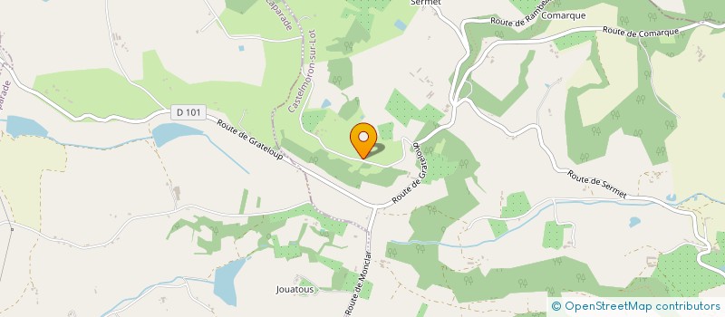 localisation de l'entreprise ASSOCIATION TEQUI-PASSION  CASTELMORON SUR LOT