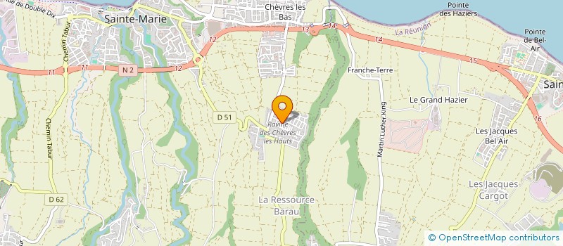 localisation de l'entreprise ASSOCIATION TER-HEURE SELF-DEFENCE  SAINTE-MARIE