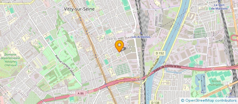 localisation de l'entreprise ASSOCIATION TERANGA PROD à VITRY-SUR-SEINE