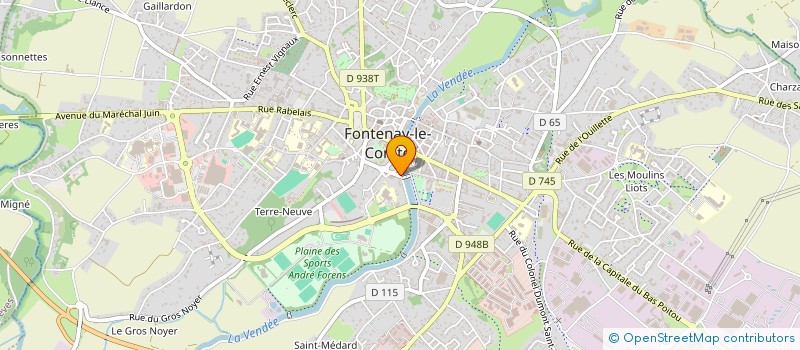 localisation de l'entreprise ASSOCIATION TERPSICHORE à FONTENAY-LE-COMTE
