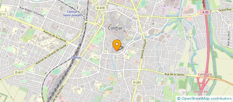 localisation de l'entreprise ASSOCIATION TERRA  COLMAR