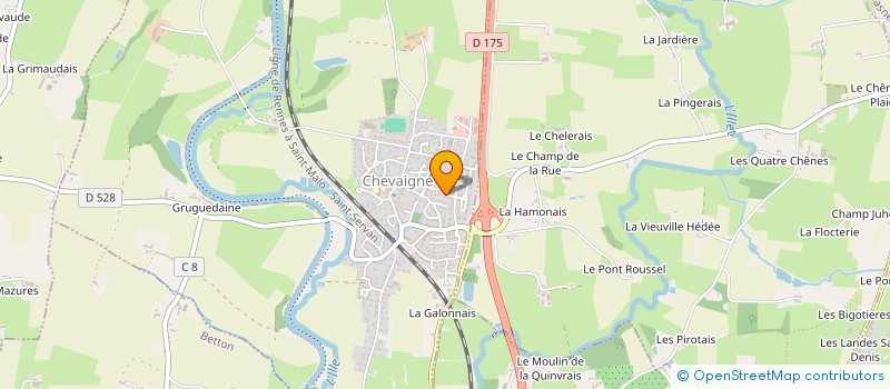 localisation de l'entreprise ASSOCIATION TERRA*KOMELA  CHEVAIGNE