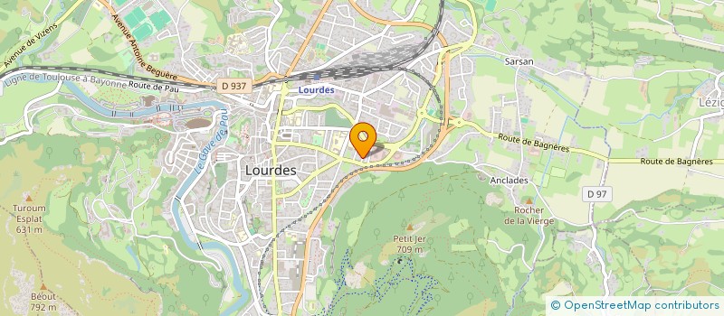 localisation de l'entreprise ASSOCIATION TERRA NOSTRA  LOURDES