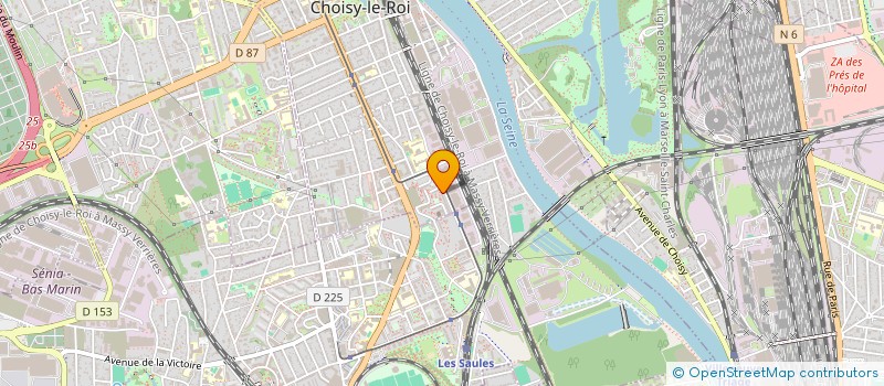 localisation de l'entreprise ASSOCIATION TERRANGA VAL DE MARNE  CHOISY-LE-ROI