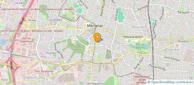 localisation de l'entreprise ASSOCIATION TERRARIOPHILE DU SUD-OUEST (ATSO)  MERIGNAC