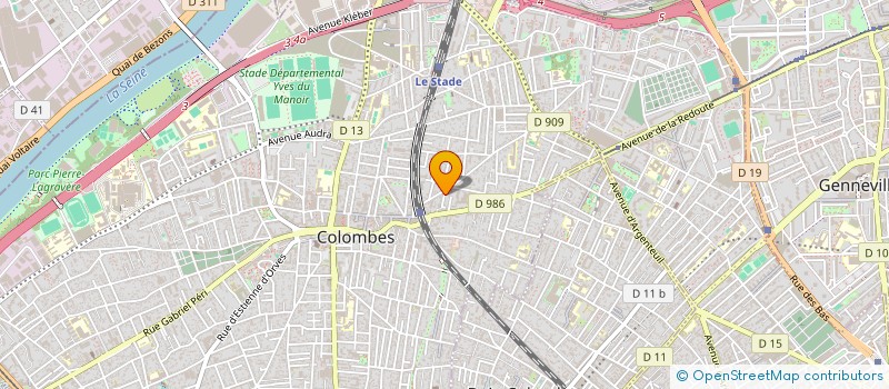 localisation de l'entreprise ASSOCIATION TERRE A TERRE à COLOMBES