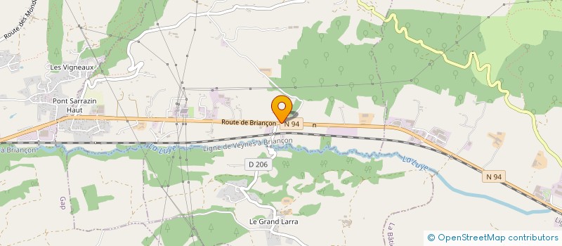 localisation de l'entreprise ASSOCIATION TERRE D'EXPRESSION ALPINE  LA ROCHETTE