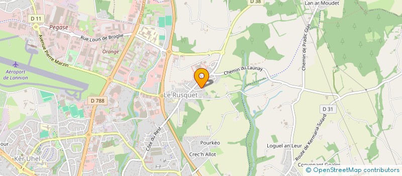 localisation de l'entreprise ASSOCIATION TERRE D'UNION à LANNION