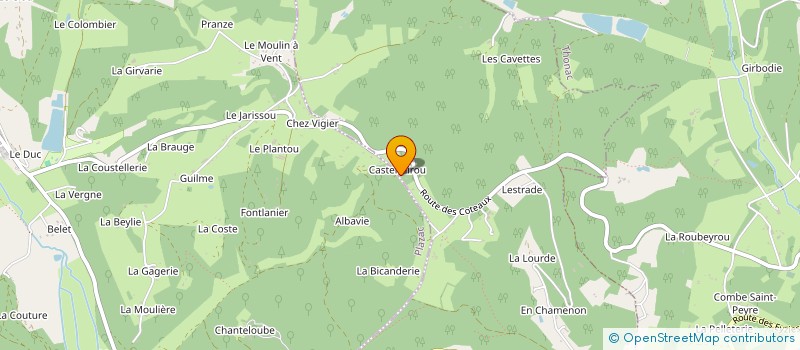 localisation de l'entreprise ASSOCIATION TERRE DE JOR à SAINT-LEON-SUR-VEZERE