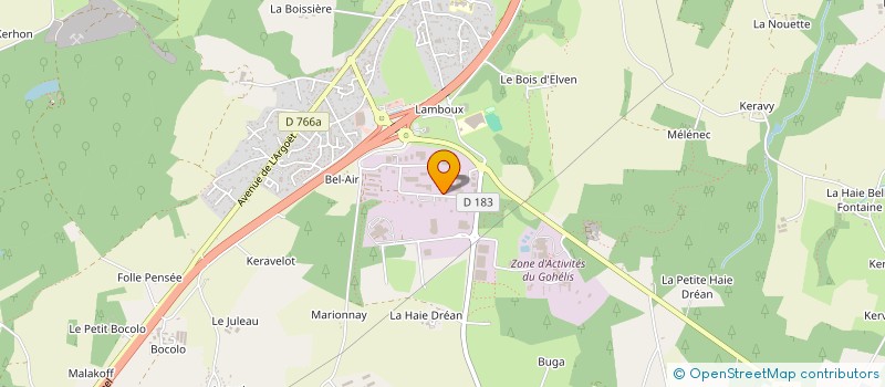localisation de l'entreprise ASSOCIATION TERRE ET FEU à ELVEN
