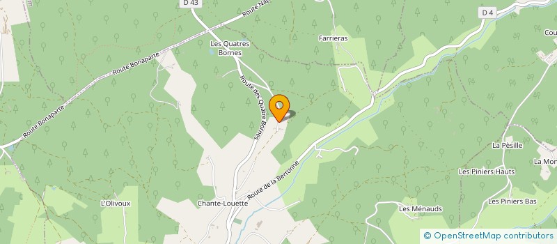 localisation de l'entreprise ASSOCIATION TERRE FERME  MANZAC-SUR-VERN