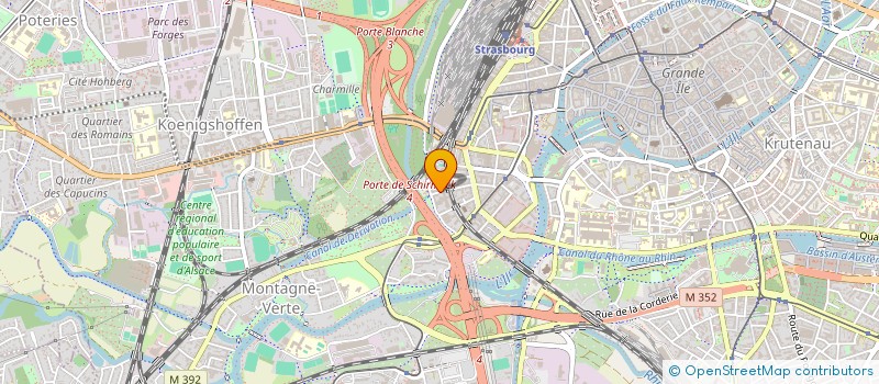 localisation de l'entreprise ASSOCIATION TERRITORIALE GRAND EST DES CEMEA à STRASBOURG