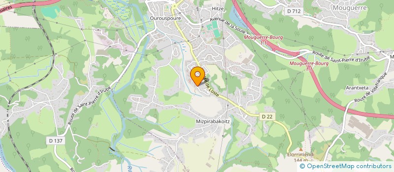 localisation de l'entreprise ASSOCIATION TERRITORIALE POUR LA DIVERSITE CULTURELLE  SAINT-PIERRE-D'IRUBE