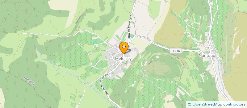 localisation de l'entreprise ASSOCIATION TERROIRS DE FRANCE  MELOISEY