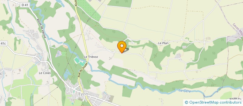 localisation de l'entreprise ASSOCIATION TES PATTES DANS MON COEUR  EYZIN-PINET