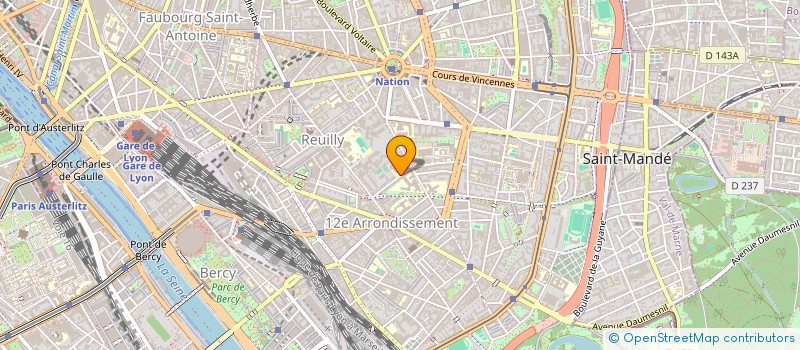 localisation de l'entreprise ASSOCIATION TET KOLE SAINT MICHEL BASILE MOREAU  PARIS