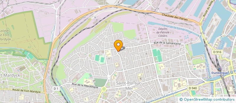 localisation de l'entreprise ASSOCIATION TETEGHEMOISE DE FUTSAL à DUNKERQUE