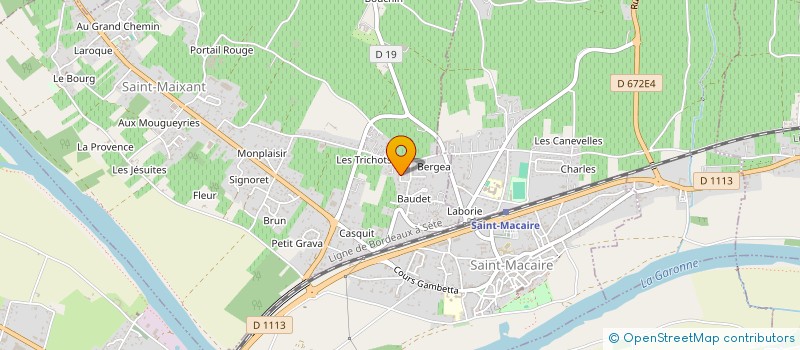 localisation de l'entreprise ASSOCIATION TEVAIREA  SAINT-MAIXANT