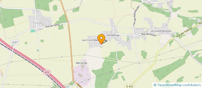 localisation de l'entreprise ASSOCIATION TGF  SAINT-GERMAIN-LAVAL