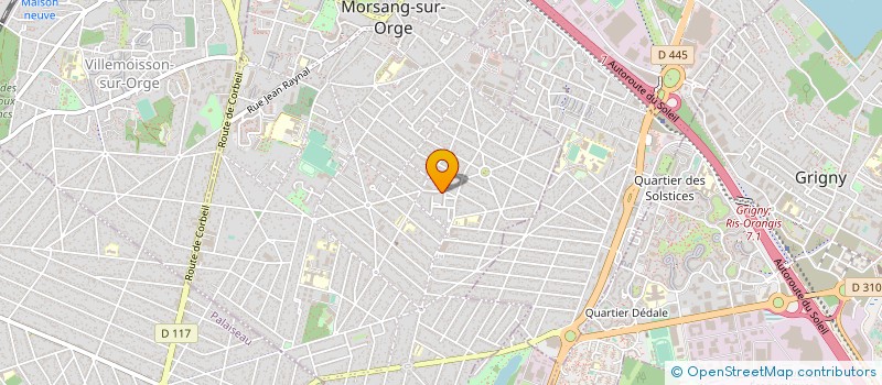 localisation de l'entreprise ASSOCIATION THEATRALE  COTE S CENE  MORSANG-SUR-ORGE