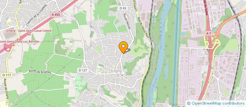localisation de l'entreprise ASSOCIATION THEATRALE D'IRIGNY (ATI)  IRIGNY
