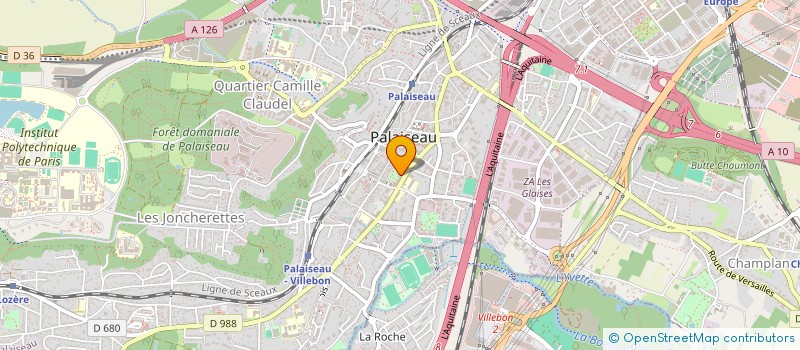 localisation de l'entreprise ASSOCIATION THEATRALE LES CABOTINS à PALAISEAU