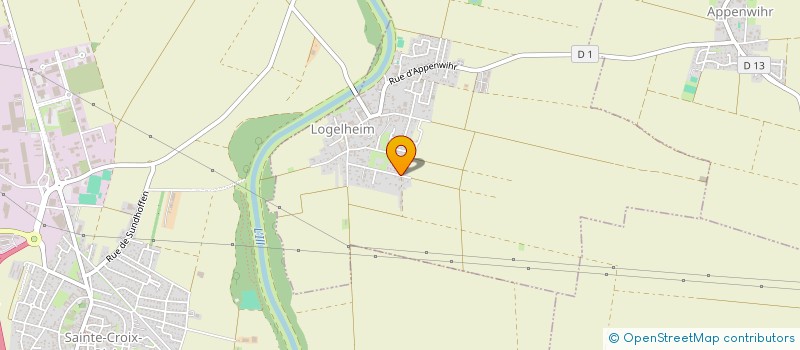 localisation de l'entreprise ASSOCIATION THEATRALE LOGELER FINKA  LOGELHEIM