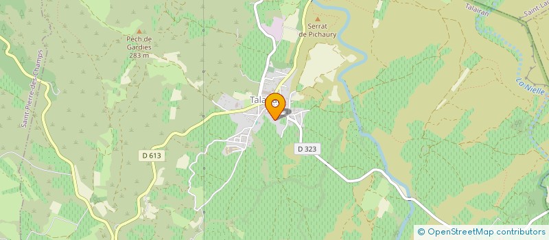 localisation de l'entreprise ASSOCIATION THEATRALE Y'A DES FEMMES AU BALCON  LAGRASSE