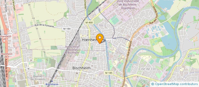 localisation de l'entreprise ASSOCIATION THEATRE A MI MOTS  HNHEIM