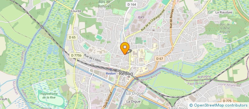 localisation de l'entreprise ASSOCIATION THEATRE D URGENCE  REDON