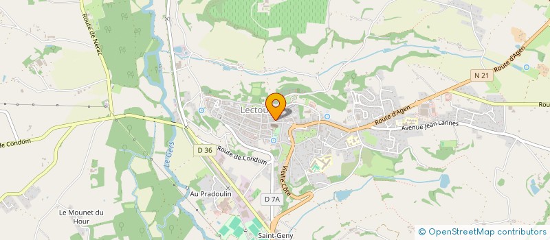 localisation de l'entreprise ASSOCIATION THEATRE DE LA NATURE  LECTOURE