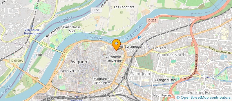 localisation de l'entreprise ASSOCIATION THEATRE EN PARTAGE à AVIGNON