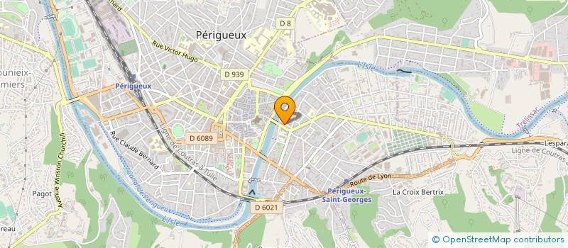 localisation de l'entreprise ASSOCIATION  THEATRE GRANDEUR NATURE à PERIGUEUX