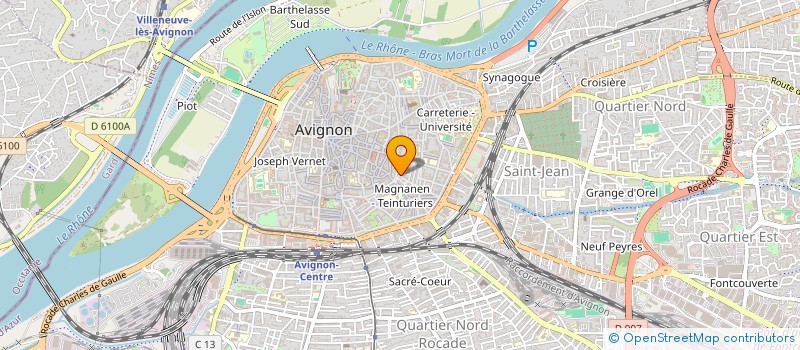 localisation de l'entreprise ASSOCIATION THEATRE IMAGE à AVIGNON