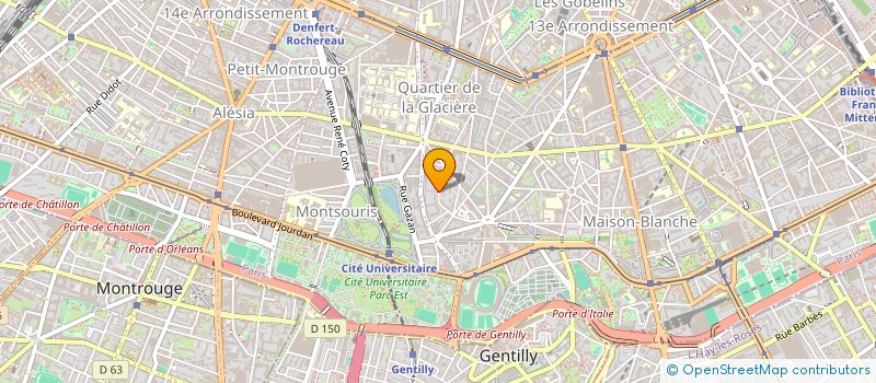 localisation de l'entreprise ASSOCIATION THEATRE LA REPRISE  PARIS