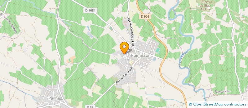 localisation de l'entreprise ASSOCIATION THEATRE MOSAIQUE  PUIMISSON