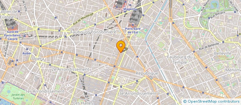 localisation de l'entreprise ASSOCIATION THEATRE ODYSSEE à PARIS