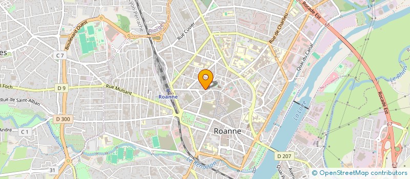 localisation de l'entreprise ASSOCIATION THEBAIDE à ROANNE