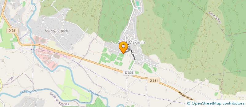 localisation de l'entreprise ASSOCIATION THEETETE  SAINT-MAXIMIN