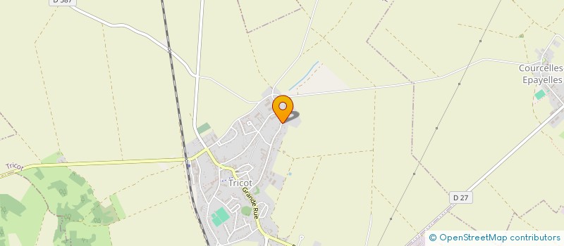 localisation de l'entreprise ASSOCIATION THEME ET VARIATIONS  TRICOT