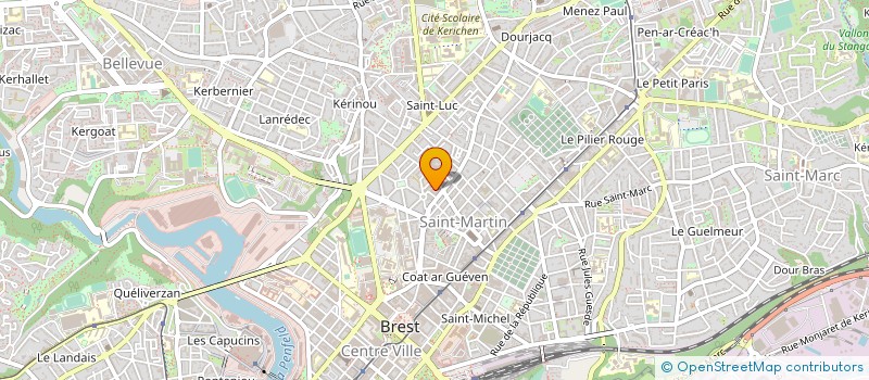 localisation de l'entreprise ASSOCIATION THERAPEUTIQUE ET DE PHARMACOLOGIE CLINIQUE DE BRETAGNE OCCIDENTALE à BREST