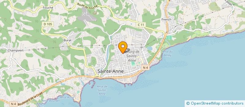 localisation de l'entreprise ASSOCIATION THEREYSE à SAINTE-ANNE
